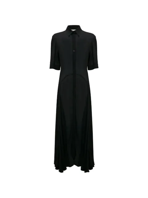 Victoria Beckham panelled short-sleeve midi dress Black 1326WDR005727C
