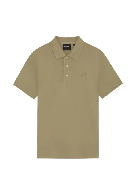 Lyle & Scott embroidered-logo polo shirt Green SP2255TONT
