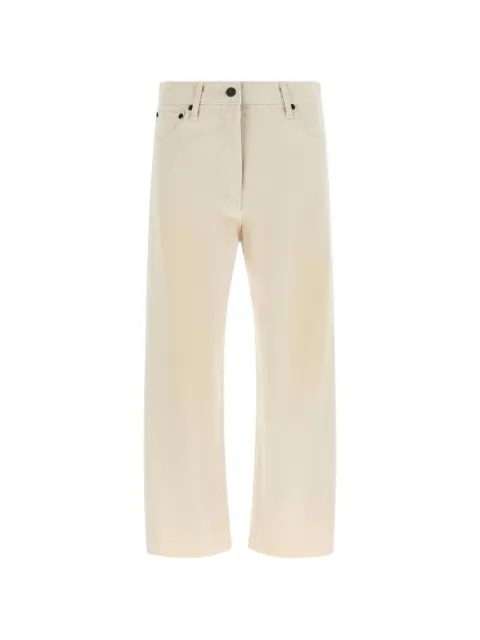 The Row Fortino raw-cut straight-leg jeans Neutrals 10903W3928