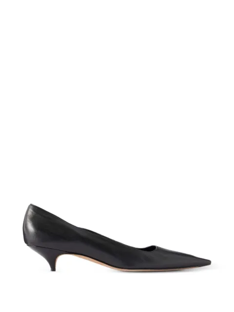 The Row Liisa kitten two heel pumps Black F1709SL1