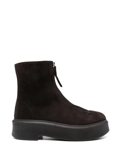 The Row zipped boots I Brown F1144L25