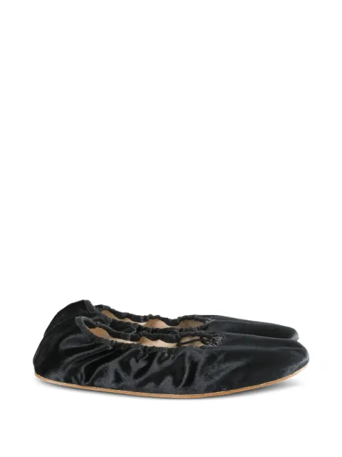 The Row round ballet flats Black F1637W01