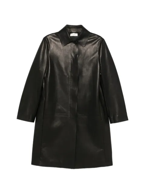 The Row Cintia single-breasted coat Black 10993L640