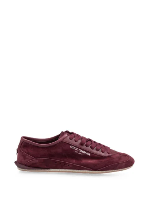 Dolce & Gabbana Gimondi Plus suede-leather sneakers Red CS2473A0950
