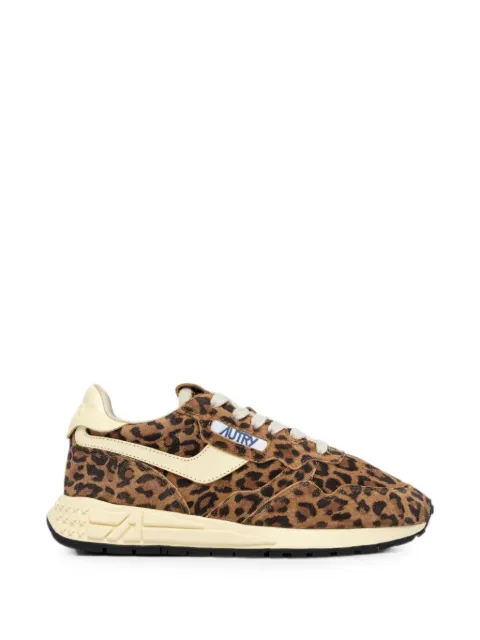 Autry Reelwind leopard-print sneakers Brown WWLWUJ02