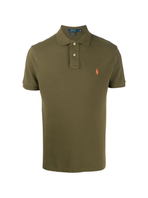 Polo Ralph Lauren embroidered-logo cotton polo shirt Green 710782592