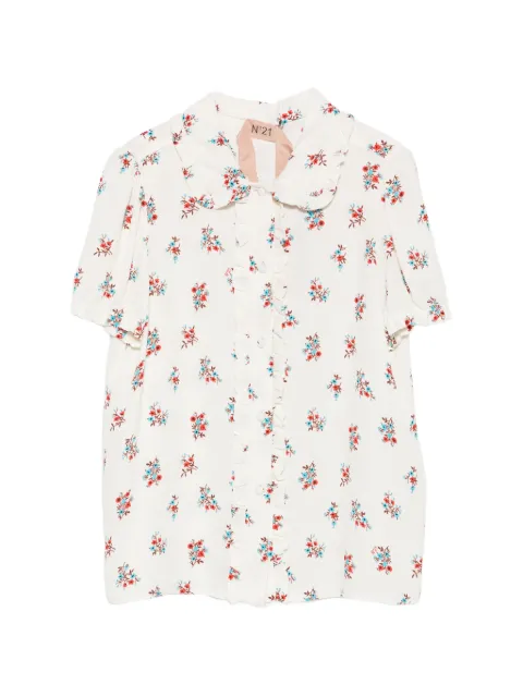 Nº21 floral-print blouse White G0325374S1B1