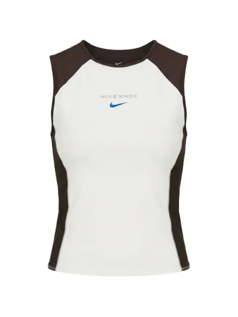 Nike Shox panelled tank top White IO8381