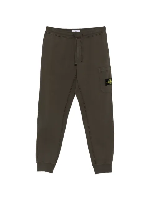Stone Island Compass-patch pocket track pants Green L2S156200010S0051