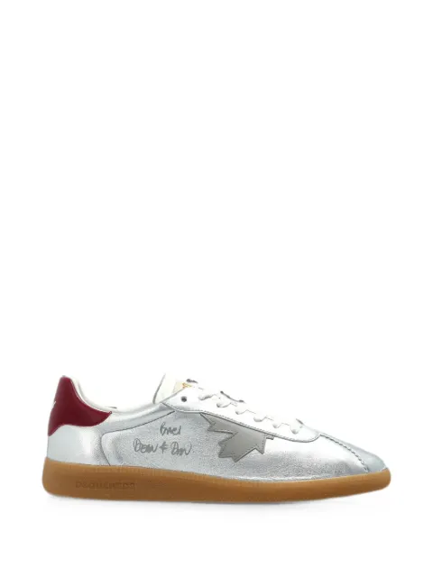 DSQUARED2 maple-leaf sneakers Silver SNM046850108704