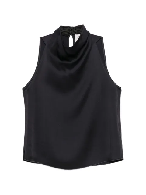 Forte Forte high-neck sleeveless blouse Blue 15067MYTOP