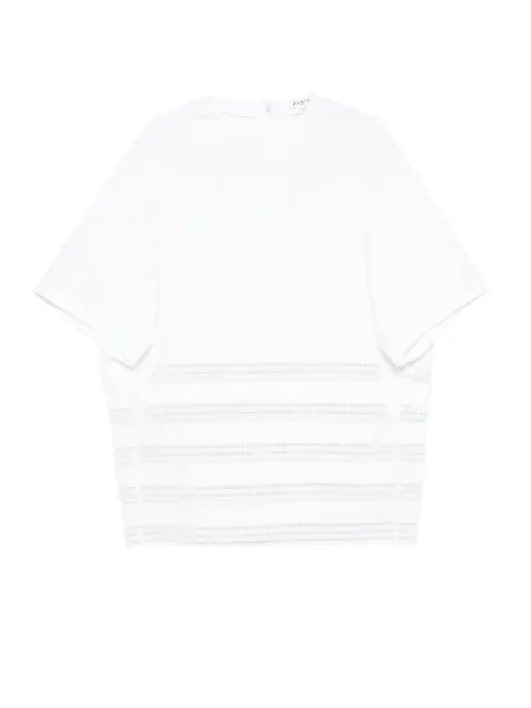 Alaïa cotton poplin mini dress White AA9R3131T611D000