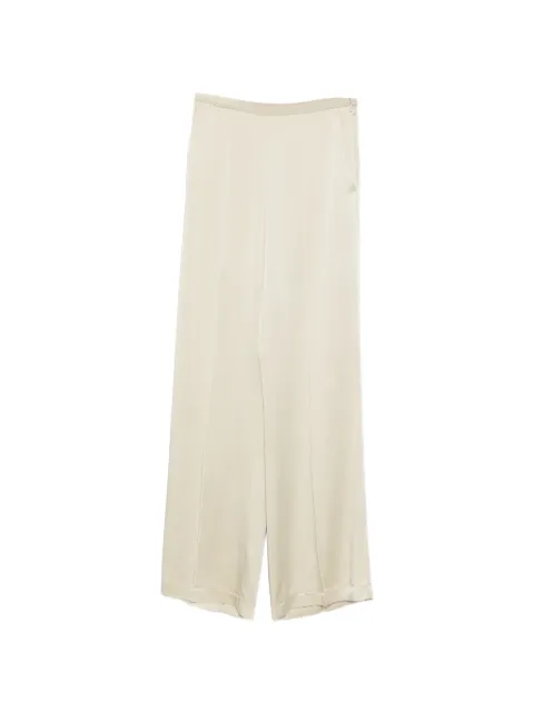 Forte Forte satin-finish palazzo pants Neutrals 15062BISMYPANTS