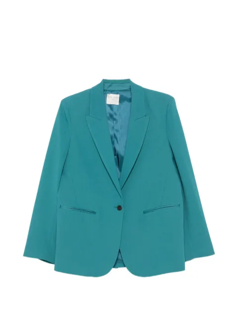 Forte Forte single-breasted notched-lapels jacket Blue 15061MYJACKET