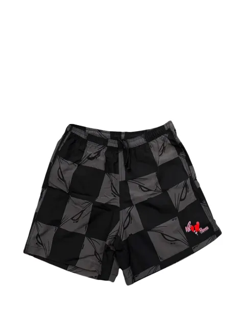 ANTI PROMO Matty Boy 99 Eyes checkered shorts Black MB36