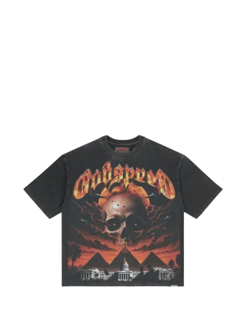 GODSPEED Echoes of Empires graphic-print T-shirt Black GS383