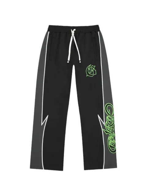 GODSPEED GT panelled drawstring-detail track pants Black GS385