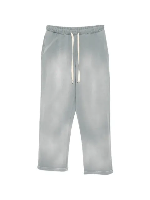 MOOJI MOOJI faded-effect track pants Blue MOOJISWEATS02AGED