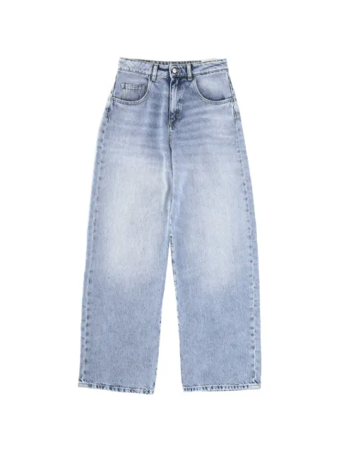 ICON DENIM faded wide-leg jeans Blue POPPYID8811