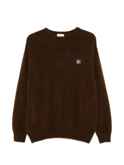 American Vintage logo-patch sweater Brown H26MVITO18A