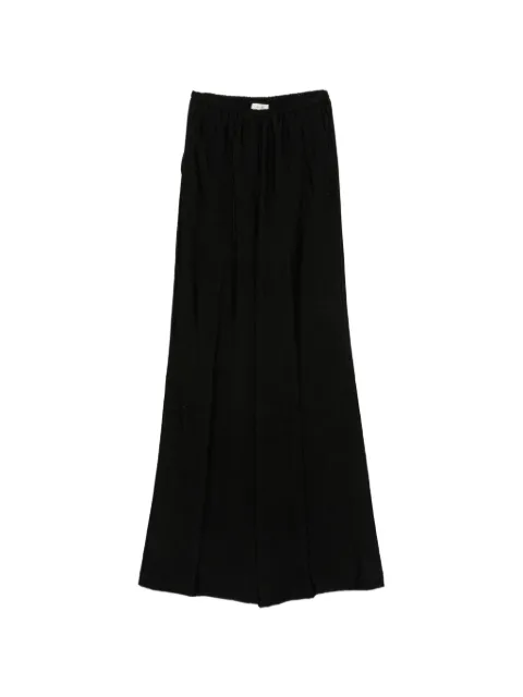 Forte Forte corduroy-effect palazzo pants Black 15042MYPANTS