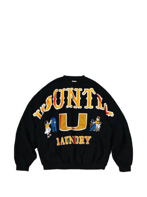 KAPITAL Big Kountry graphic-print sweatshirt Black KAP041