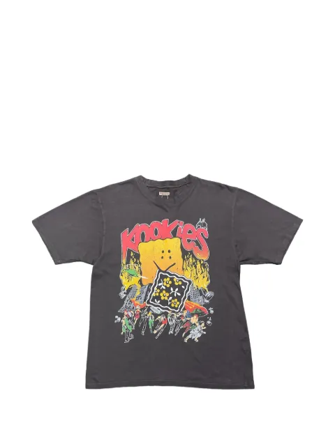 KAPITAL Buster Peckish Bowy Kookies T-shirt Black KAP056
