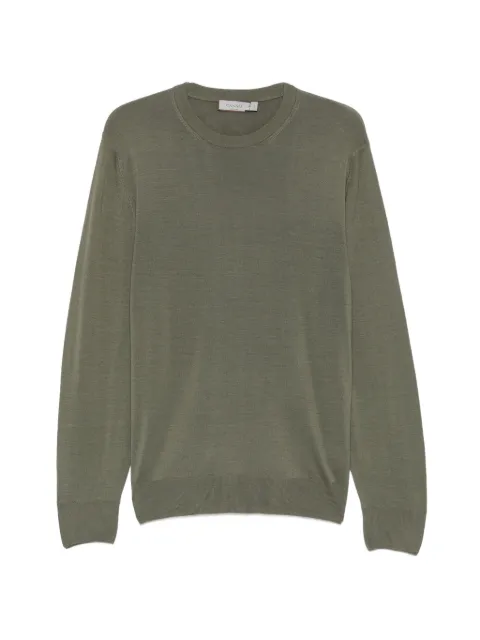 Canali crew-neck wool sweater Green C0012MK01149