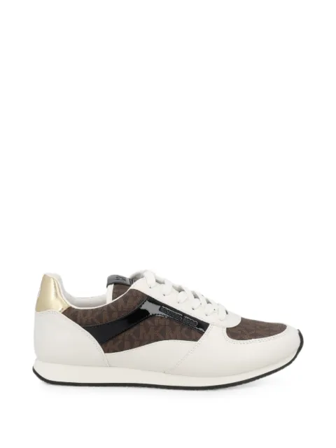 Michael Michael Kors Cindy smooth and signature-logo trainers White 43T6CDFS3L