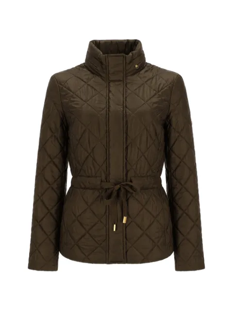 Michael Michael Kors quilted drawstring puffer jacket Green MT520IB3SB