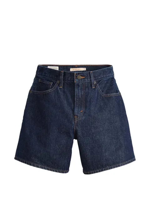 Levi's high-waisted baggy denim shorts Blue A9311
