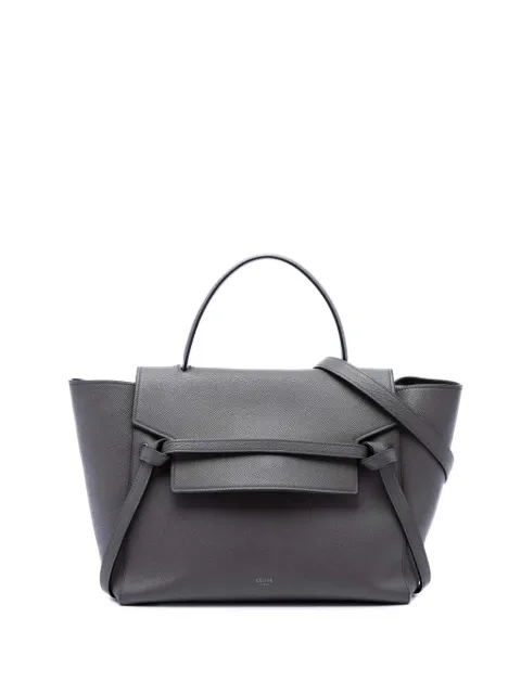 Celine Pre-Owned 2017 Mini Leather Belt Bag satchel Grey 058Q7TVWU8STPXJA