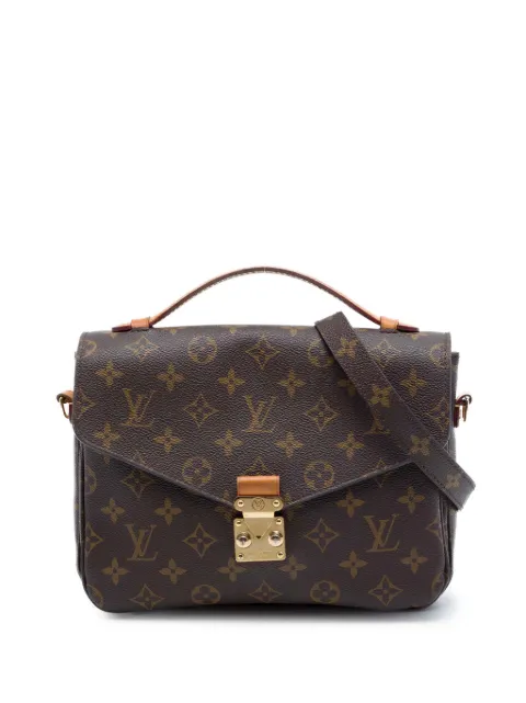 Louis Vuitton Pre-Owned 2017 Monogram Pochette Metis satchel Brown PLJRZISN2CBFJCRD