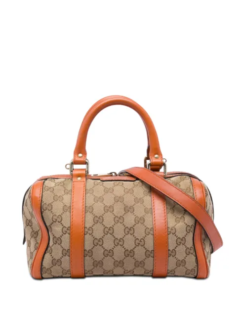Gucci Pre-Owned 2016-2026 Small GG Canvas Joy Boston Bag satchel Neutrals HHZBW3HKOAS75M8N