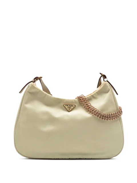 Prada Pre-Owned 2000-2013 Tessuto Chain shoulder bag Brown GEYKXS6MD1QQHT60