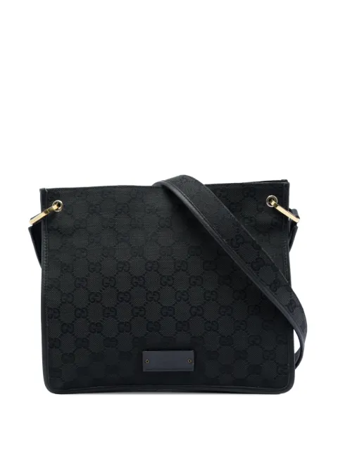 Gucci Pre-Owned 2000-2015 GG Canvas crossbody bag Black DXUAY6GWP7IGFW0K