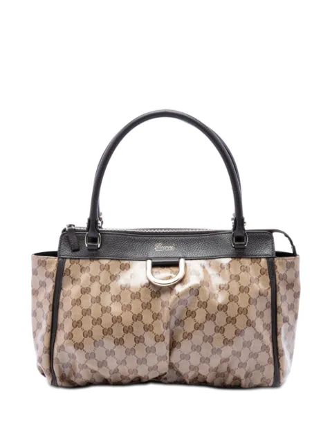 Gucci Pre-Owned 2016-2026 GG Crystal Abbey D Ring tote bag Neutrals 6WY1KLKQYSF5A68Y