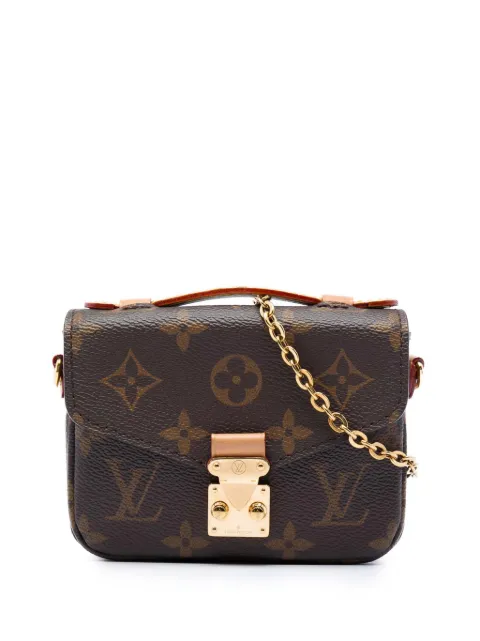 Louis Vuitton Pre-Owned 2021-2026 Monogram Micro Metis satchel Brown 0GE2ECOVVCBEGO6G