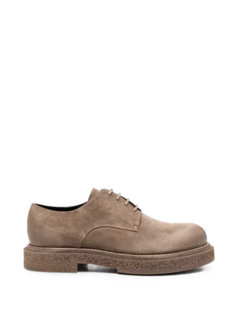 Officine Creative suede chunky-sole derby shoes Brown OCUTONA019LC181E236