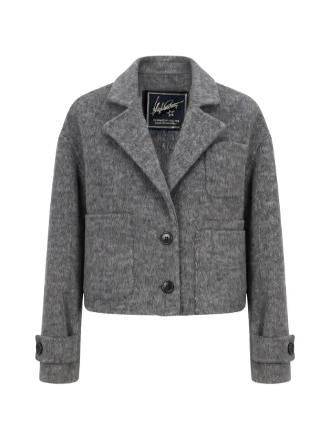 HIGH SOCIETY Lou cropped jacket Grey HS25F11