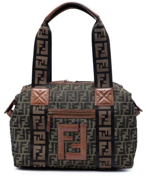 Fendi Pre-Owned 2000-2010 Zucca Canvas FF tote bag Brown P2YJ2R8WP17L4PYW