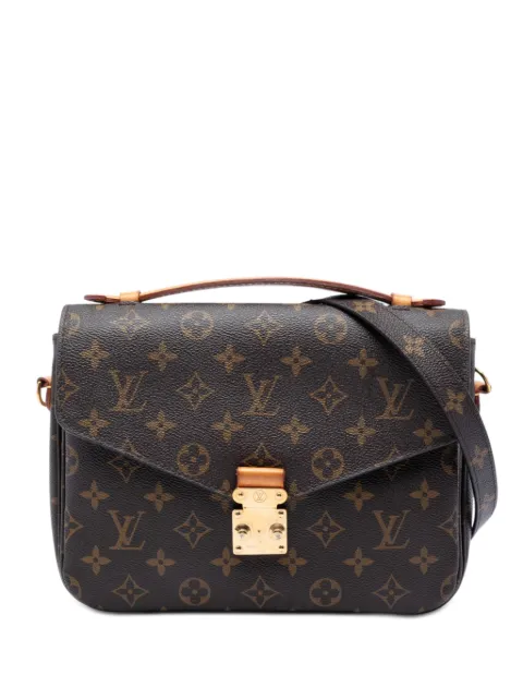 Louis Vuitton Pre-Owned 2017 Monogram Pochette Metis satchel Brown P6X6ZDFG8SGWC7ZT