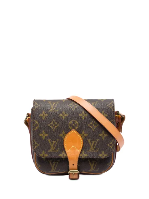 Louis Vuitton Pre-Owned 1986 Monogram Cartouchiere PM crossbody bag Brown NAHM6BJKRQDFRR79