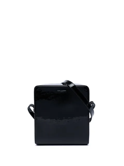 Saint Laurent Pre-Owned 2013-2026 Patent Camera Bag crossbody bag Black A1NU7CFB8U2AX3QC