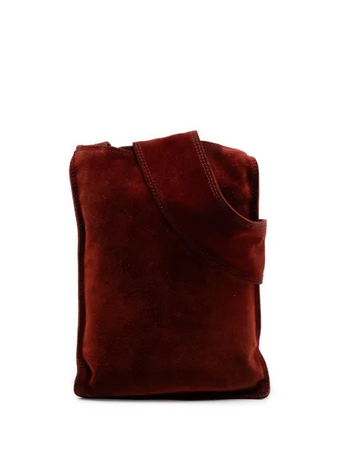 CHANEL Pre-Owned 1997-1999 Suede crossbody bag Red Y9K9TG2XKH3NKZXH