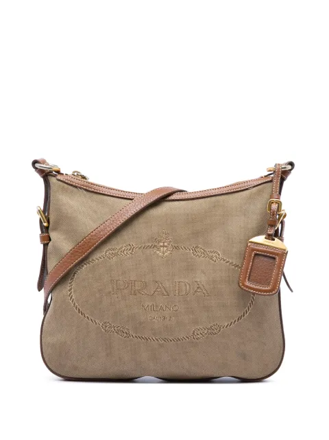 Prada Pre-Owned 2000-2013 Canvas Canapa Logo crossbody bag Neutrals R98EDXPJPVKDIZJJ