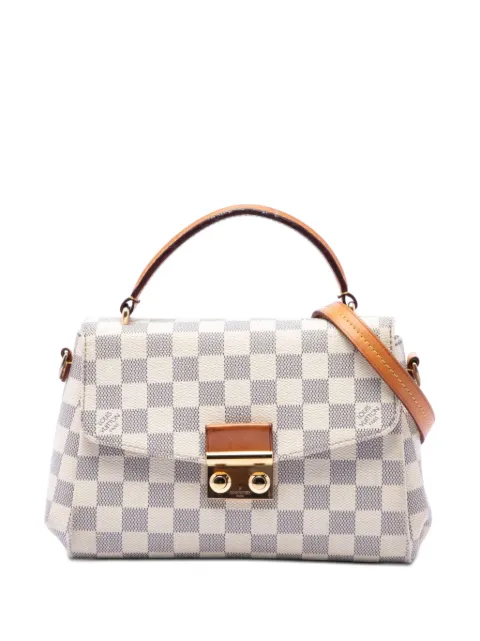 Louis Vuitton Pre-Owned 2019 Damier Azur Croisette satchel White PUBY17AZZYOJ8FE0