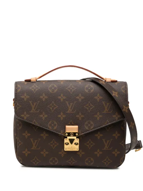Louis Vuitton Pre-Owned 2019 Monogram Pochette Metis satchel Brown WW38SHC6YS3NALAQ