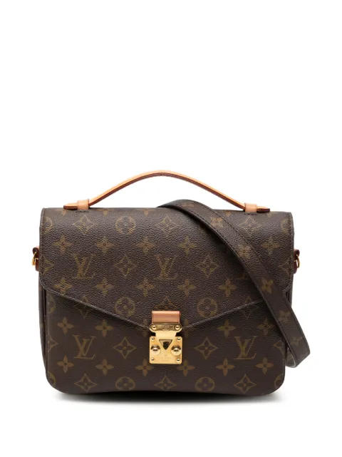 Louis Vuitton Pre-Owned 2020 Monogram Pochette Metis satchel Brown VGZ0CTJ2YTK1VECC