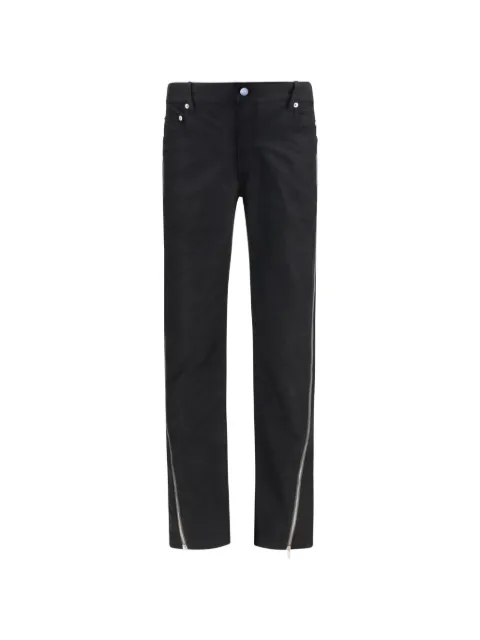 Rick Owens Vega side-zip jeans Black RU02F4394MOR